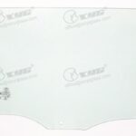 LH REAR DOOR GLASS GREEN (1 HOLE)